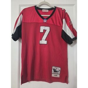 Mitchell and Ness Michael Vick Jersey #7 Red Throwback *See Measurements, No Tag